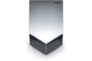 Dyson Airblade HU02 V Hand Dryer (Redesigned) - Sleek Surface Mount Design, Fast & Hygienic Commercial Electric Hand Dryer for Bathrooms & Industrial Use - Hygienic performance with HEPA filter