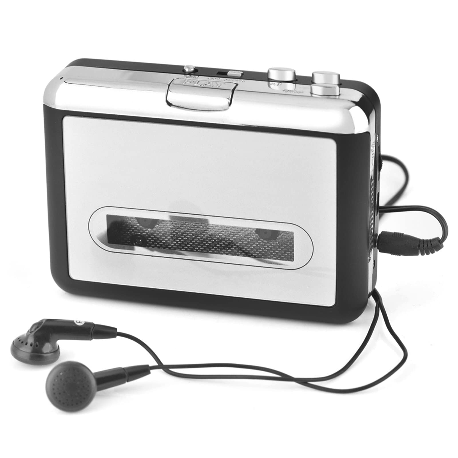 Cassette Player, USB assette-to-MP3 Converter Plug and Play Tape to MP3 Music Player with Headphones for Windows 2000 / XP/Vista/Win 7