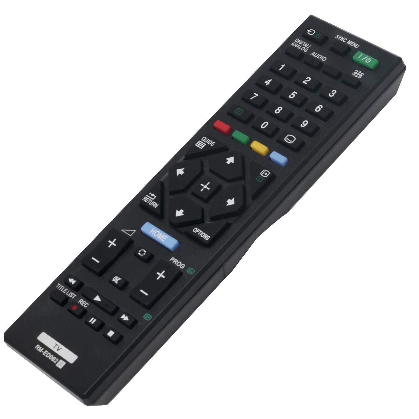 VINABTY RM-ED062 Replacement Remote Control Fit for Sony Bravia LCD Digital Colour TV KDL-46R473A KDL-46R470A KDL-40RE455 KDL-40RE453 KDL-40RE450 KDL-40R485B KDL-40R483B KDL-40R480B KDL-40R474A