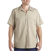 Dickies Men's Short Sleeve Industrial Work Shirt