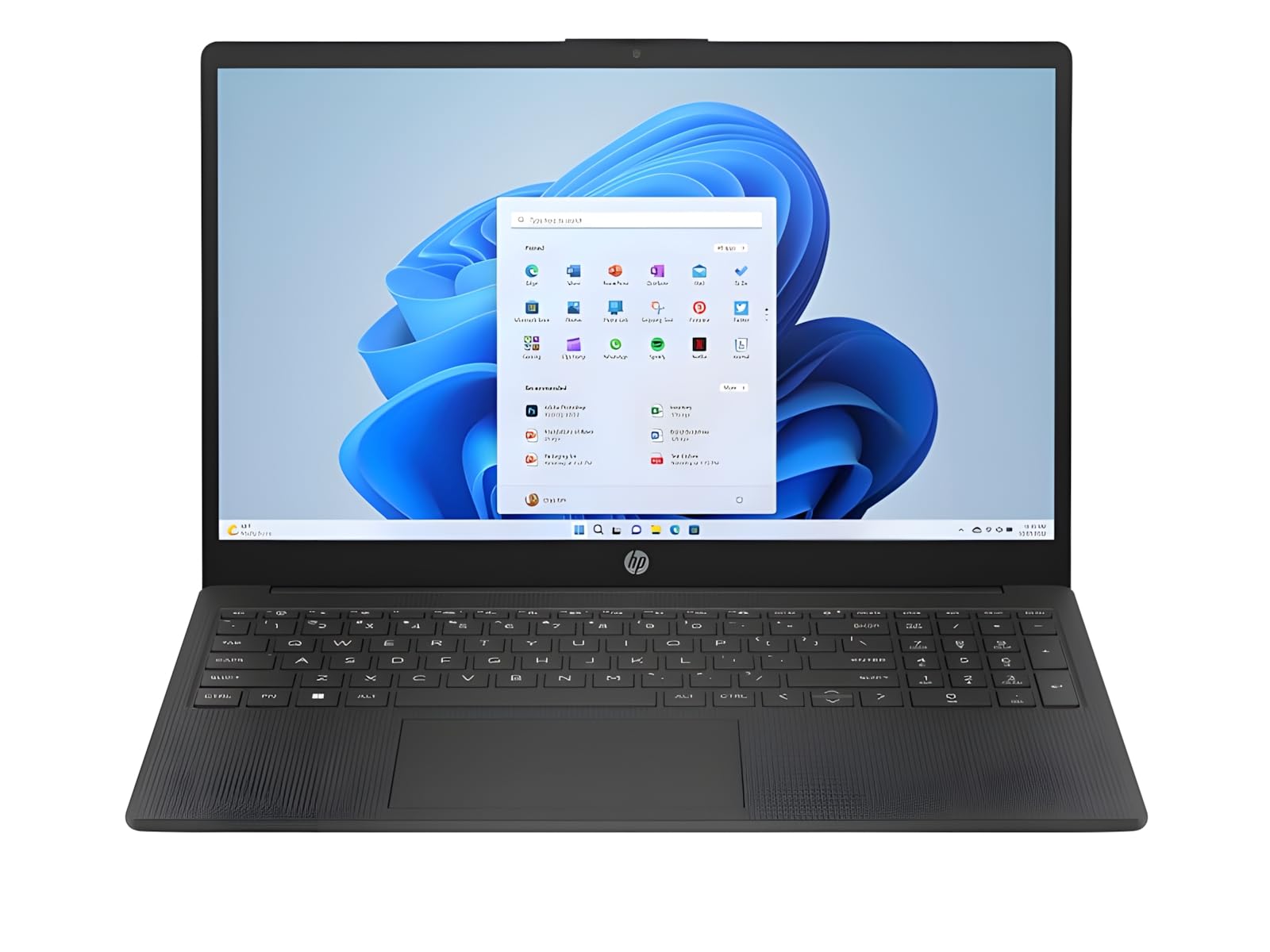 HP 15.6" Full HD Laptop, AMD Ryzen 7 5825U (Up to 4.5GHz), 16GB RAM, 512GB SSD, Windows 11 Home, Anti-Glare Display, Fast Charge, Dual Speakers, Black, 15-fc0527sa