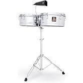 Latin Percussion LPA256 Aspire Series 13" &amp; 14" Timbale Set with Cowbell