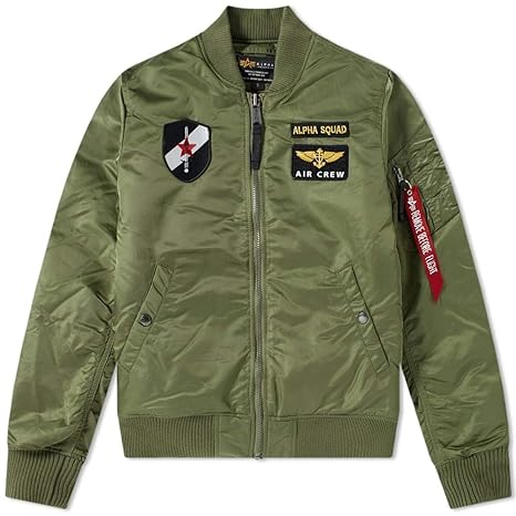 Alpha Industries MA-1 VF Custom Jacke Oliv L