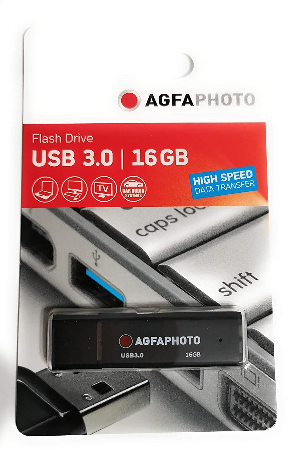 AgfaPhoto 16GB USB 3.2 Gen.1 Flash Drive – High-Speed Data Transfer