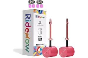 COOMENG 2 Pack RideNow TPU Inner Tubes 700C x 18-32C / 32-47C with 45mm/65mm/85mm Metal Presta Valve, Removable Valve Cores for All Road or Gravel Bike (Include Bike Tube Patch Repair Kit)