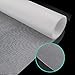 TOPIST Refrigerator Pads 2 Rolls Drawer Cabinet Shelf Liner Non-Adhesive Non-Slip Mat Waterproof Washable EVA for Fridge, Drawers, Shelves, Cabinets and Kitchen Cupboard(Transparent, 17.7” x 59”)