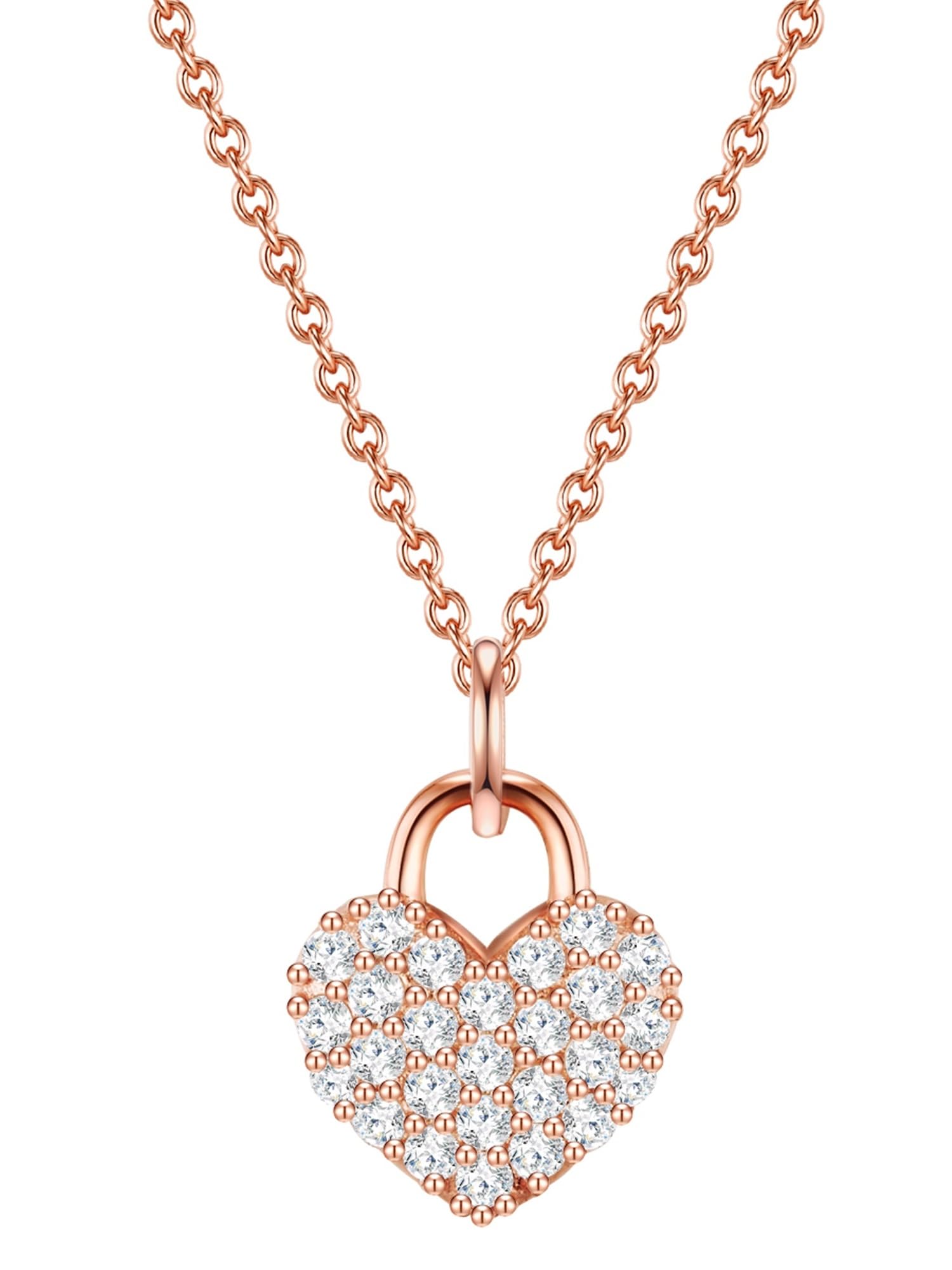 Glanzstücke München Female 925/- Sterling Silver Zirconia (CZ) Necklace