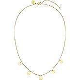 Purelei® Kalea Necklace – 18K Gold plated stainless steel jewelry – Waterproof chain – 16 to 18 inch adjustable length – Fashion jewelry for your individual look