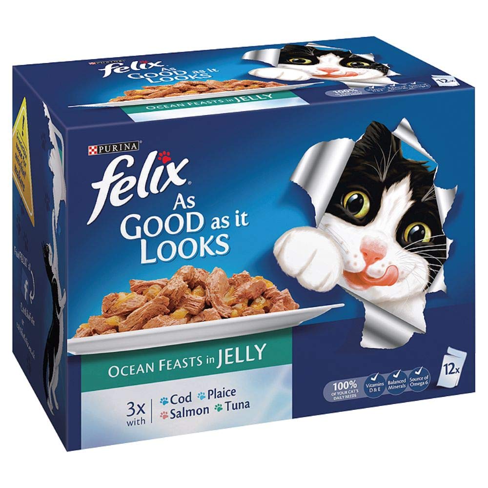 Felix As Good As Ocean Feasts In Jelly x 12 1200g
