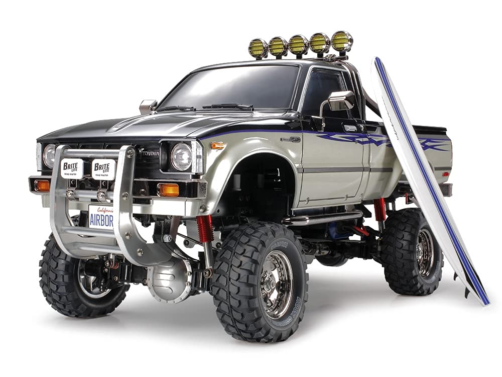 TAMIYA Off-road vehicle Toyota Hilux High Lift RC model kit with electric motor, 300058397, 1:10