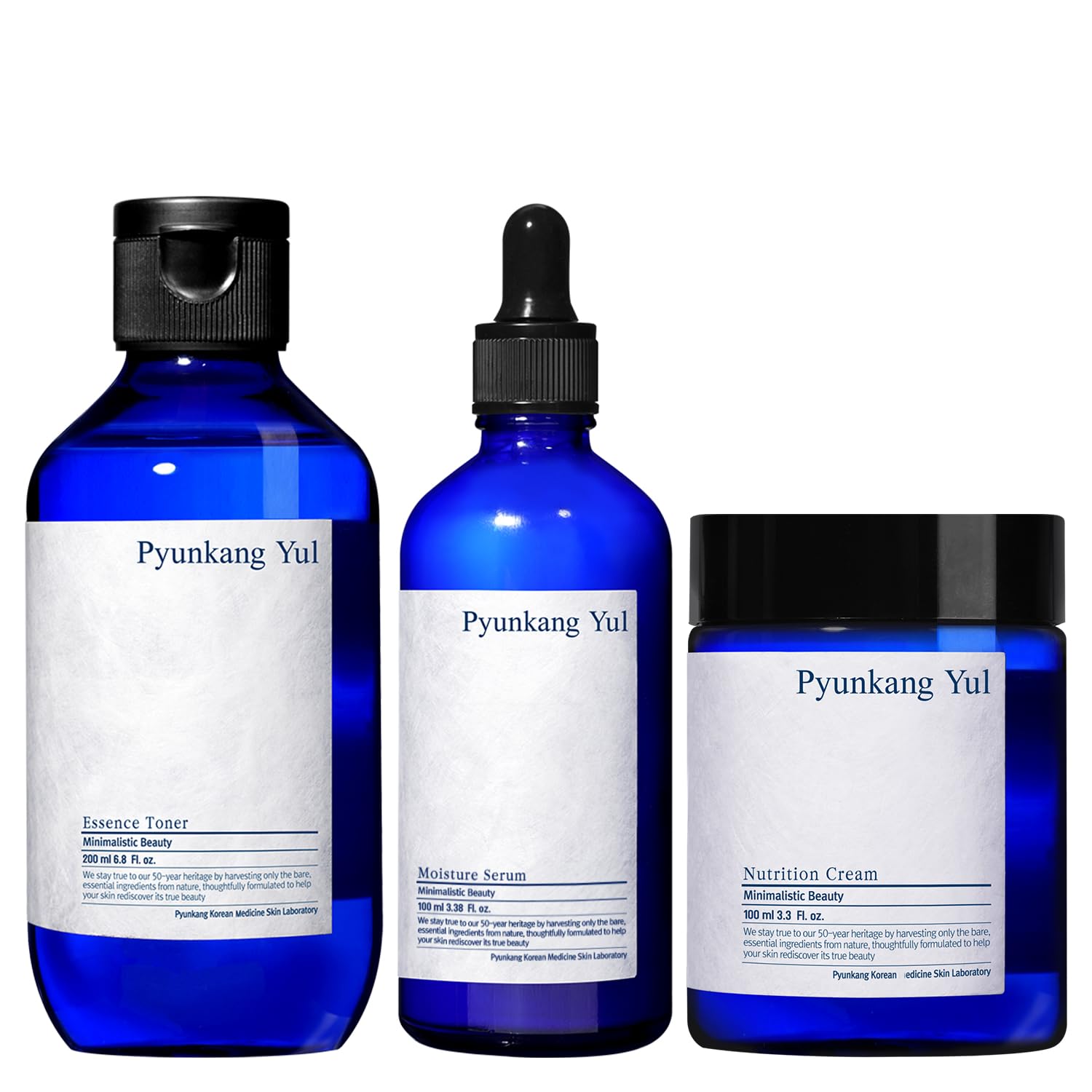 Pyunkang Yul PKY Basic Line Skincare Gift Set, Mother’s Day Gift, Holiday Essentials for Moisturizing & Nourishing, Toner, Serum & Face Cream (3-item set) — image 1