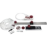 Milescraft 1219 Circle Guide Kit- Router Circle Cutter Jig For Cutting/Routing Small And Large Circles From 1.5in. Up To 52in
