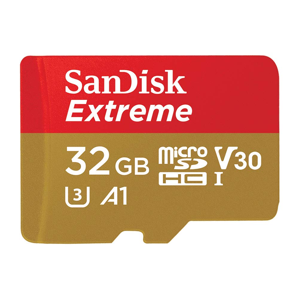 SanDisk 32GB Extreme microSDHC card for Mobile Gaming + RescuePro Deluxe up to 100 MB/s with A2 App Performance UHS-I Class 10 U3 V30