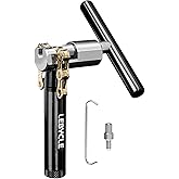 LEBYCLE Bike Chain Tool, Chain Breaker for 6-12 Speed Bicycle Chains | Bike chain breaker with spare pin, chain hook, CNC threads, accessory storage base and extended aluminum handle