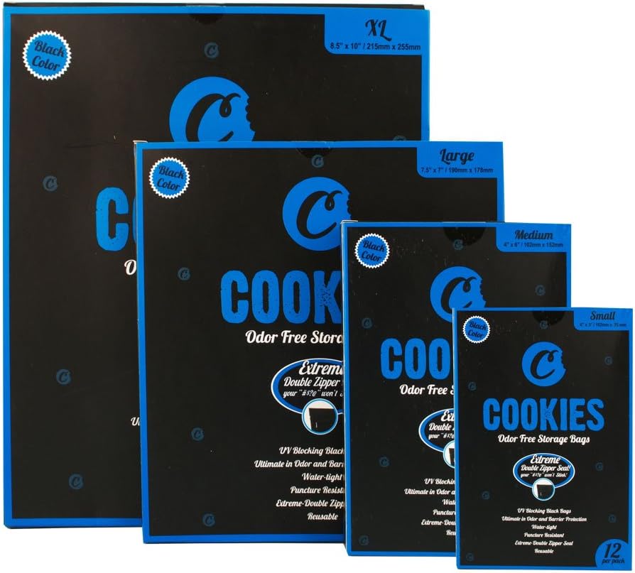 Cookies SF Odor Free Bags - Assorted Sizes (Large)