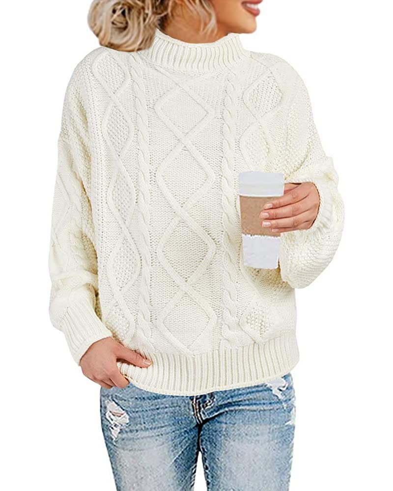 womens-turtleneck-oversized-sweaters-batwing-sleeve-cable-knit-pullover