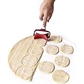 PAPABA Dumpling Cutter - Manual Operation, Random Color, Plastic Material, Ideal for Dumpling, Calzone, Empanada &amp; More