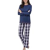 PajamaGram Winter Pajamas For Women - Plaid PJs Flannel Pants