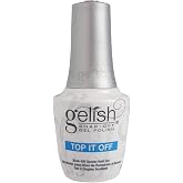 Gelish Soak Off Sealer 0.5 oz Top Coat Gel Nail Salon Manicure Polish UV Harmony