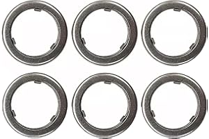 OCHIWAVE 6Pcs Fuel Injector Gasket Ring Sealing Ring Decouplers (Decoupling Element) for BMW 135i 335i 340i N20 B38 N55 13537577649
