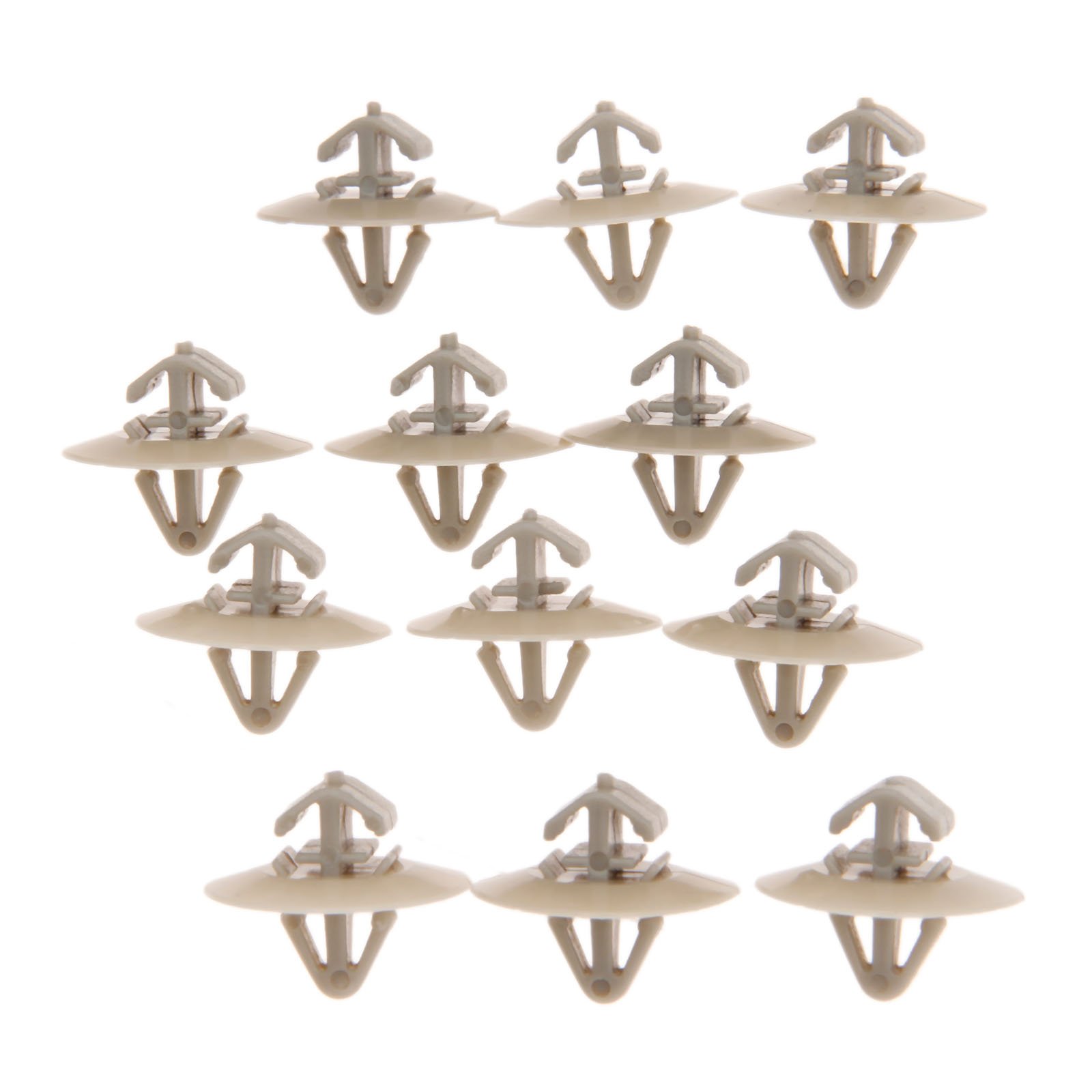 Mtsooning 40PCS Side Door Moulding Trim Clips for Vauxhall Vivaro Renault Trafic - Durable Plastic Panel Fasteners Replacement — image 1