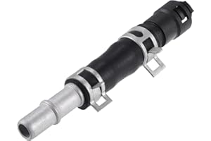 A ABSOPRO Engine Heater Hose Assembly No.5L3Z18472G HVAC Heater Pipe for Ford Expedition 2007-2010 Rubber Black