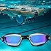 POY Swim Goggles, No Leaking Anti Fog UV Protection Swimming Goggles for Men Women Adult Youth Kids (Over 6 Years Old) with Free Protection Case