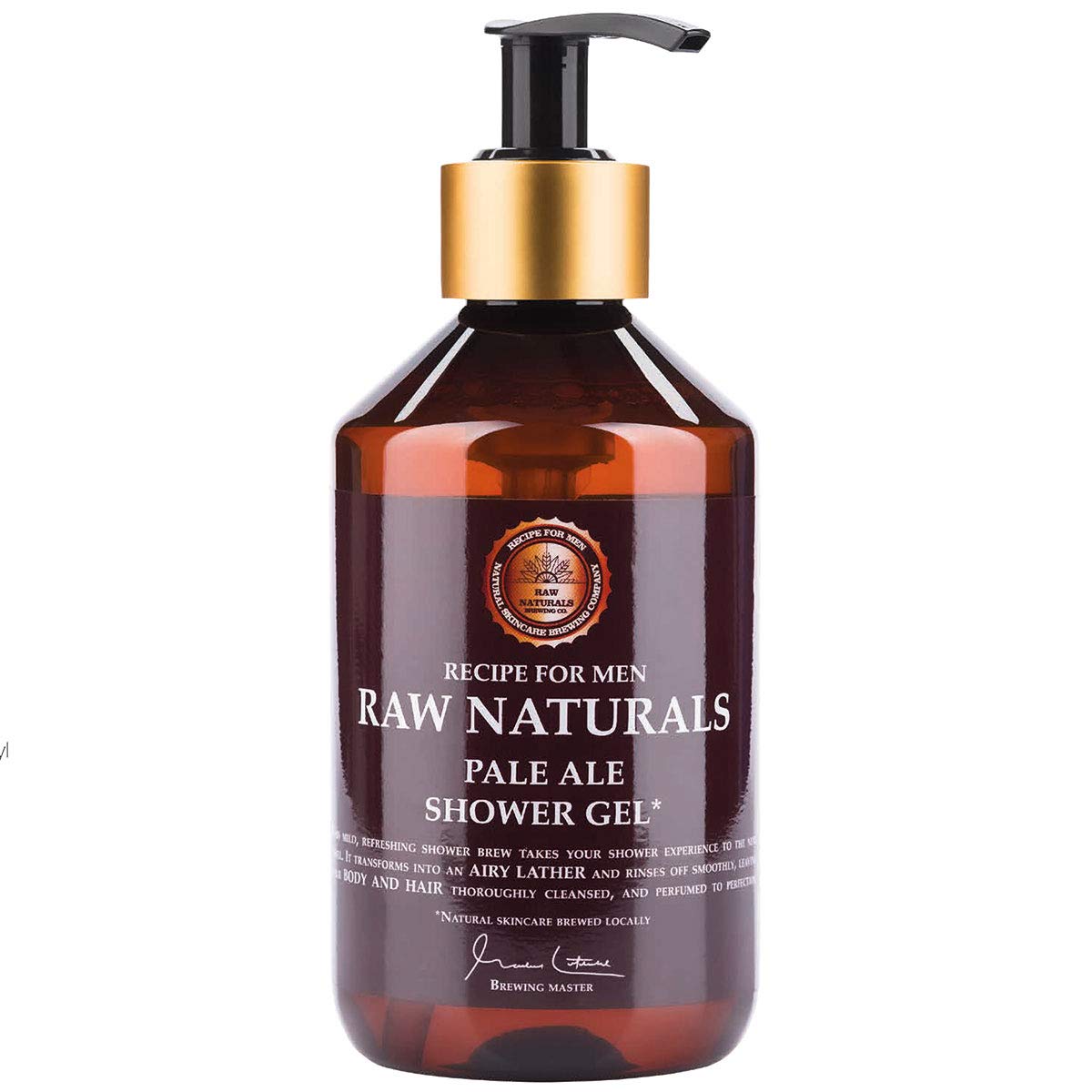 Raw Naturals PALE ALE SHOWER GEL | Mild, refreshing and cleansing Men’s Shower Gel | Men Body Wash with natural ingredients | Natural product from your local Swedish Skincare Microbrewery