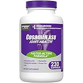 Nutramax Laboratories Cosamin® ASU Joint Health Supplement with Glucosamine, Chondroitin & ASU for Adult Men & Women, Joint Supplement, 230 Capsules