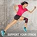 Knee Compression Sleeve for Knee Pain - Men Women Sports Knee Support Brace for Running, Hiking, Weightlifting, Workout (Large, Red - Black)
