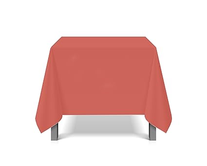 eXODA Tischdecke abwaschbar eckig Deko Vinyl rot zuschneidbar Schutzbezug 200x230cm wasserdicht
