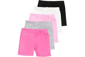 BOOPH Girls Dance Shorts Breathable Bike Shorts for Sports Play Underdress 2-10Y