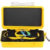Etayson Fiber Optic OTDR Launch Cable Box SC/APC-LC/UPC (1000 Meters) | OTDR Dead Zone Eliminator G652D 9/125 No Fusion Splice in the Middle of the Fiber with Low Loss Connectors