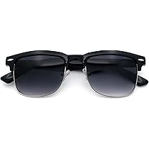 おれお マットブラック XXXXL バイザーなし Amazon.com: Mens Half rim Rectangular Luxury Hipster Shade