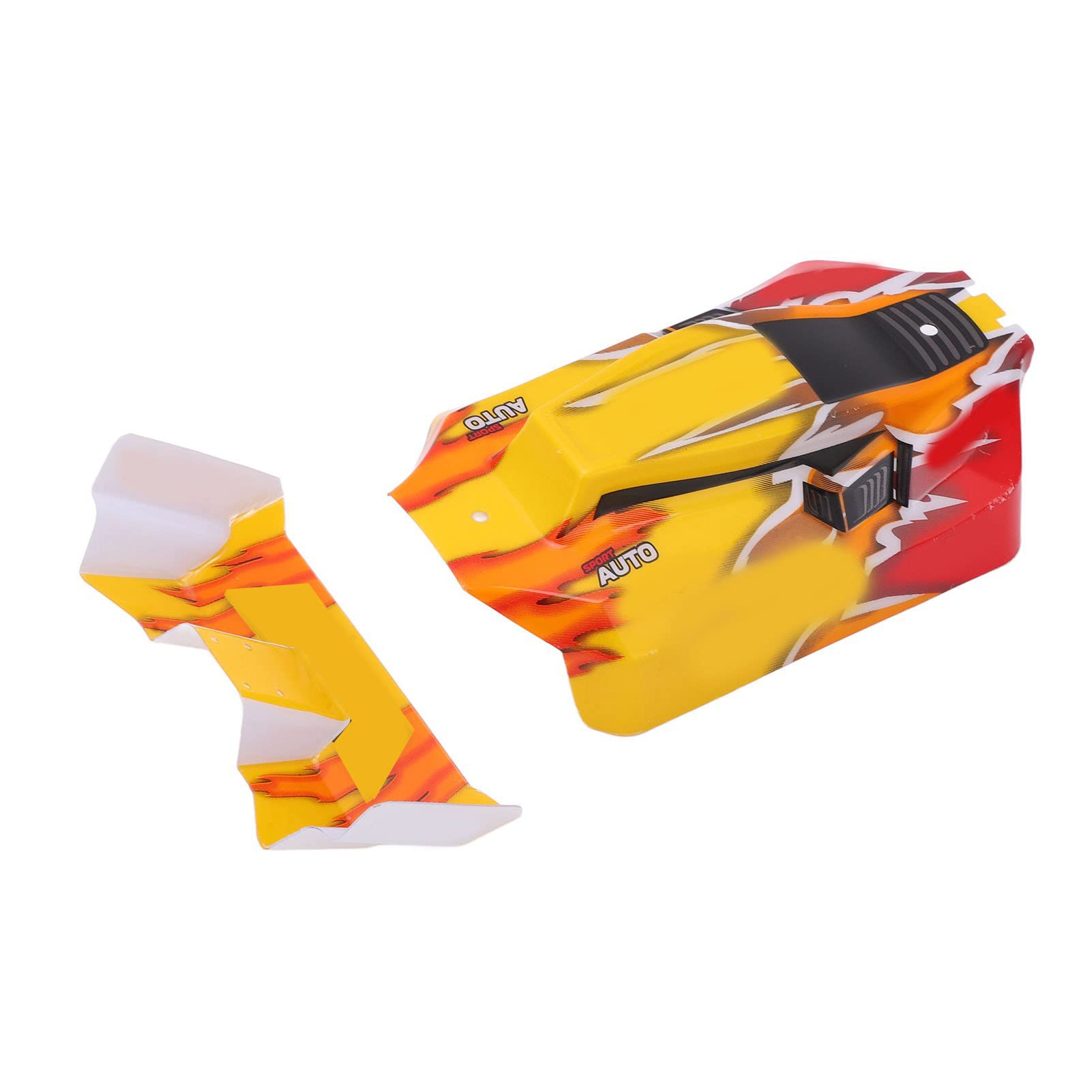 KIMISS RC Car Body, 144001 144010 1 14 Remote Body Shell Shell Tail Wing for Parts Control Upgrade Part