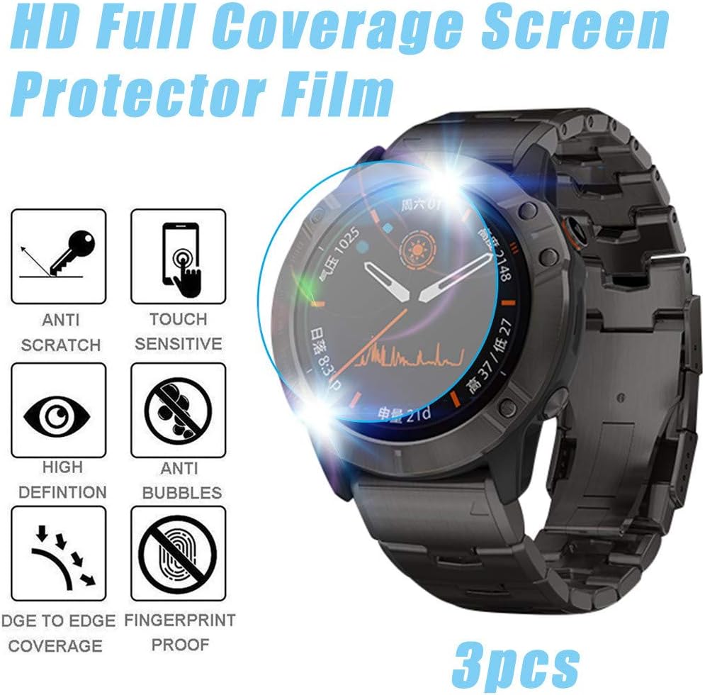 TwoCC Accesorios para Smartwatch, protector de pantalla 3Pack Hd ...