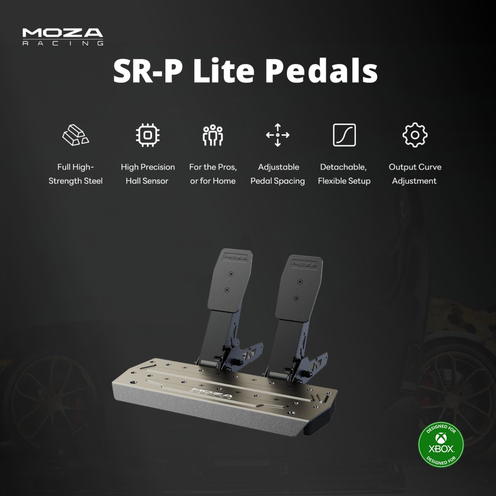 MOZA R3 Racing Wheel and Pedals Bundle for Xbox & PC,Powerful 3.9Nm DD Servo Motor with Aviation-Grade Aluminum Construction,Durable ISF PU Grips 11-inch Racing Wheel