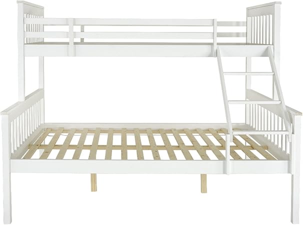 white detachable bunk beds