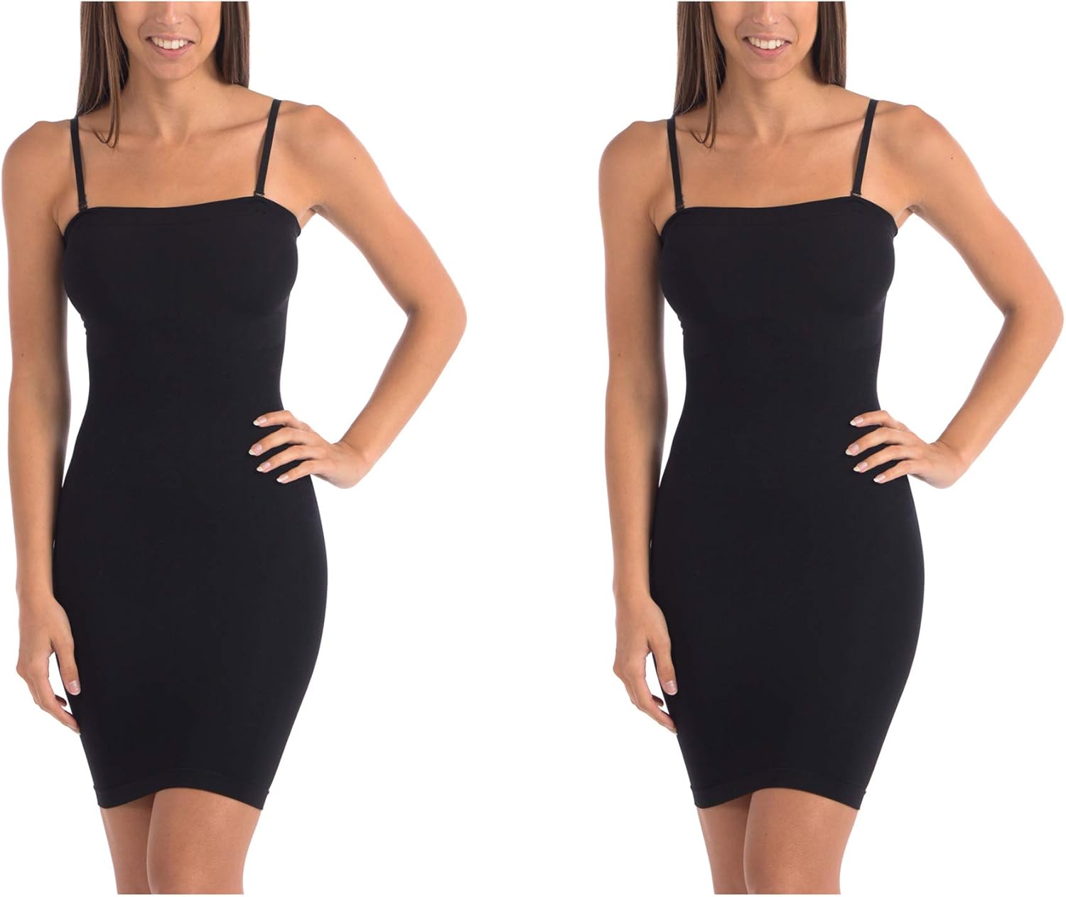 Body Beautiful Strapless Full Body Slip Shaper in Shiny Yarn at  Women’s Clothing store