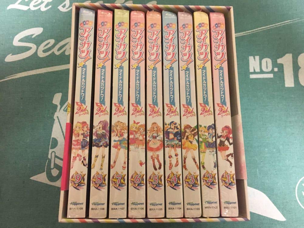 フルセット 全9巻 2ndシーズン アイカツ 初回限定版 ブルーレイ B07qn5v4s1 ブックレット付き らいち新聞 アイカツカード アイドル芸能人グッズ 今年の新作から定番まで Www Cnscampus Com