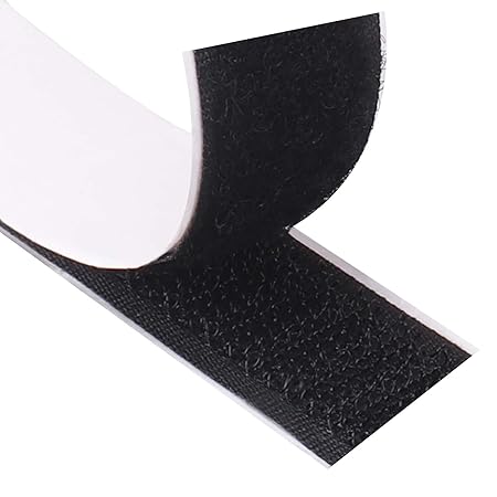 Blooven Klettband Selbstklebend Extra Stark, Doppelseitig Klebende mit Klettverschluss 8m Lange 20mm Breit Selbstklebendes Kl