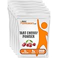BulkSupplements.com Tart Cherry Powder - Fruit Powder, Tart Cherry Supplements - Antioxidant Source, Gluten Free & No Added Sugar, 2g per Serving, 5kg (11 lbs) (Pack of 5)