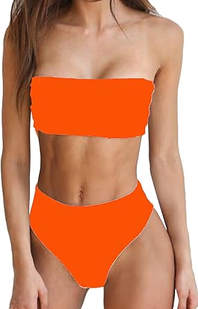 two piece bandeau swimsuits