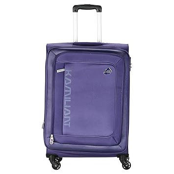 Kamiliant by American Tourister Kam Masai Polyester 69 cms Purple Softsided Check-in Luggage (KAM Masai SP Medium Size-Purpl)