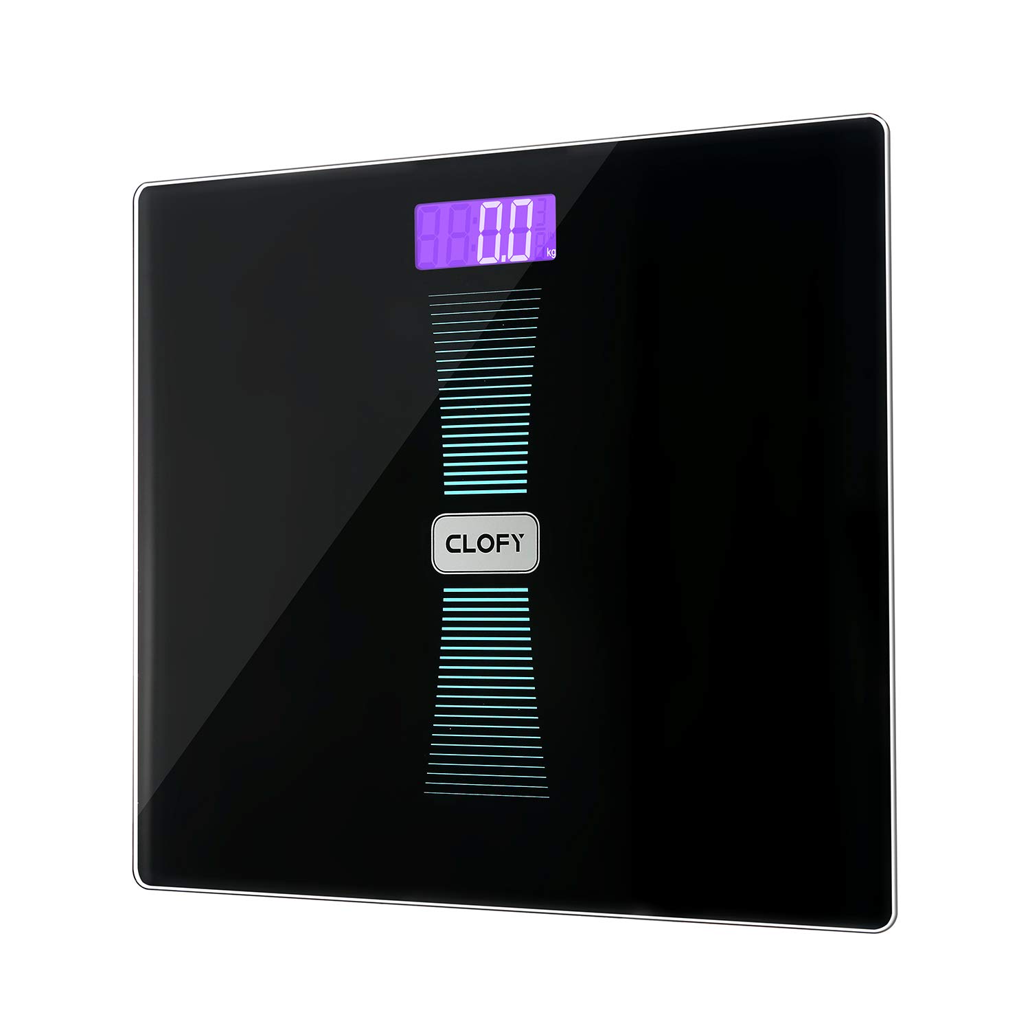 Digital Scale, Bathroom Body Weight Scale with Tempered Glass Accurate Weight Measurements Max Capacity 440lb