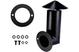 BRATI Pellet Grill Smoke Stack for Traeger 22/34 Pellet Grill,for Pit Boss 700 Series Smokestack Chimney,DIY Grill Smoke Chimney