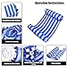 LHS Hammock Float, Inflatable Hammock Air Lightweight Floating Chair Compact and Portable, Comfortable Pool Lounger for Saddle, Lounge Chair, Hammock, Drifter Blue Water Hammock