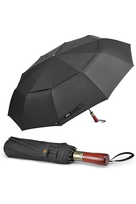 Floral Passion Auto Open & Close Folding UPF50+ Umbrella By Anuschka