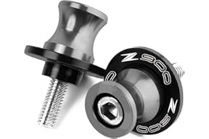 LQMY for Z900 2017-2025 8MM M8 Motorcycle Swing arm Sliders Spools Stand for Kawasaki Z900 Z900RS SE 2015 2016 2017 2019 2021 2022 2023 2024 2025 (Titanium)