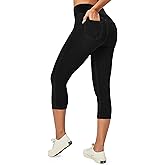 Heathyoga Capri Jeans for Women Stretchy Pull On Jeggings for Women Denim Jean Capris Pants Capri Leggings with Pockets